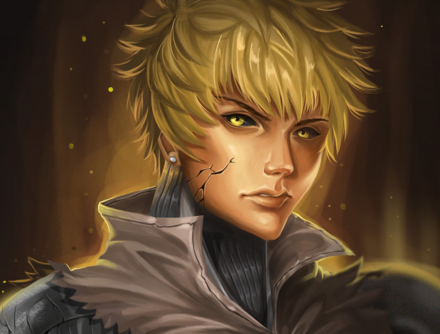 Обои картинки фото аниме, one punch man, генос