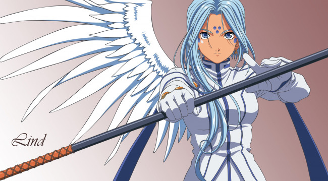 Обои картинки фото аниме, aa megami-sama, lind, aa, megami-sama