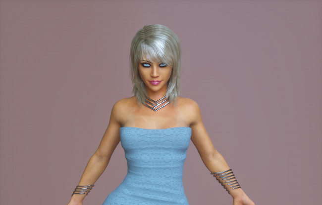 Обои картинки фото 3д графика, люди , people, фон, взгляд, девушка