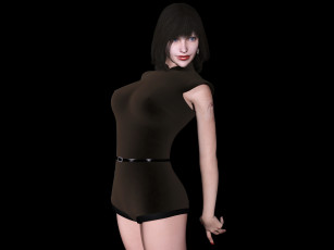 Картинка 3д+графика люди+ people фон взгляд девушка