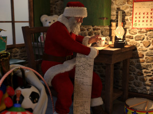 Картинка праздничные дед+мороз +санта+клаус дед мороз