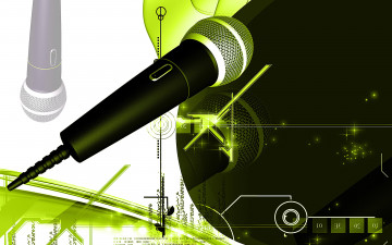 обоя 3д графика, другое , other, фон, микрофон