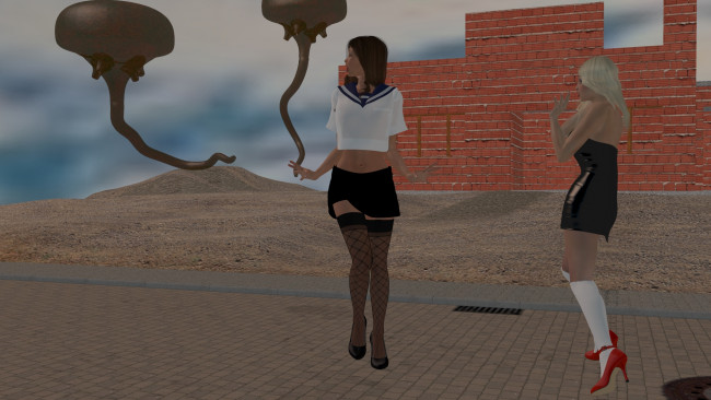 Обои картинки фото 3д графика, фантазия , fantasy, девушки, взгляд, фон