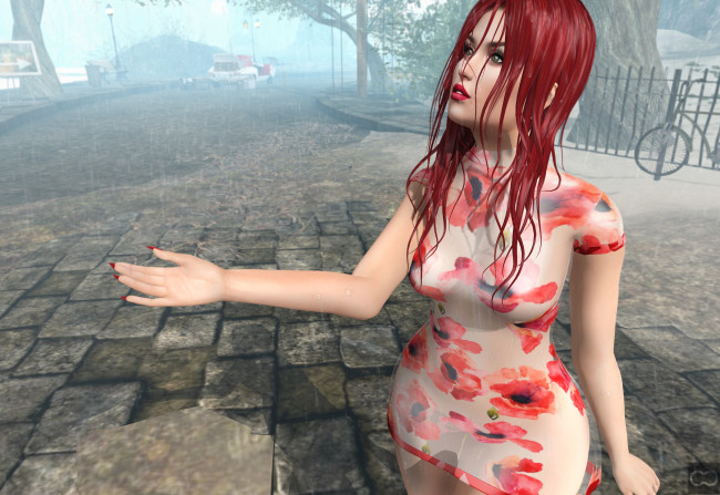 Обои картинки фото 3д графика, люди , people, девушка, фон, взгляд