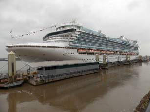 Картинка ruby+princess корабли лайнеры круиз лайнер