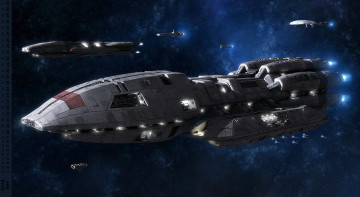 Картинка календари фэнтези космос полет корабль