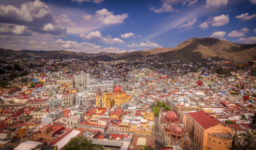 Картинка guanajuato +mexico города мехико+ мексика простор