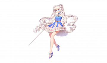 Картинка аниме unknown +другое+ фон взгляд девушка