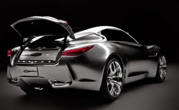 Картинка автомобили infiniti серебристый инфинити