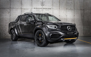 Картинка сarlex+design +mercedes-benz+x-class+exy+urban+ 2018 автомобили mercedes-benz тюнинг carlex design x-class exy urban мерседес suv черный 4k пикап x class pickups