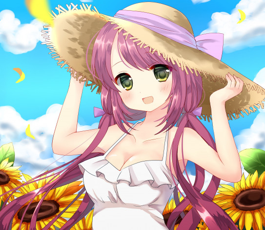 Обои картинки фото аниме, unknown,  другое , девушка, взгляд, фон