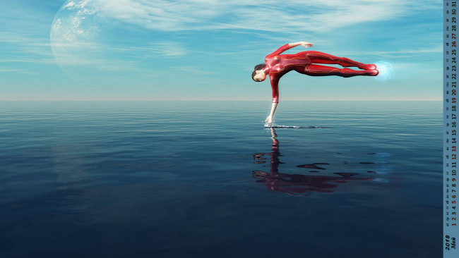 Обои картинки фото календари, фэнтези, девушка