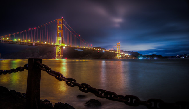 Обои картинки фото golden gate, города, - мосты, простор
