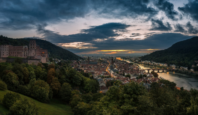 Обои картинки фото heidelberg, города, гейдельберг , германия, простор