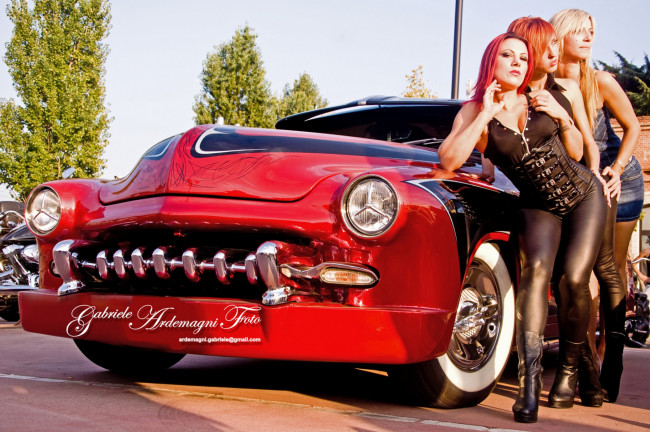 Обои картинки фото автомобили, -авто с девушками, девушки, авто