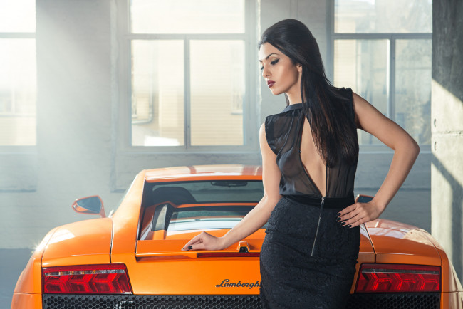 Обои картинки фото автомобили, -авто с девушками, девушки, авто