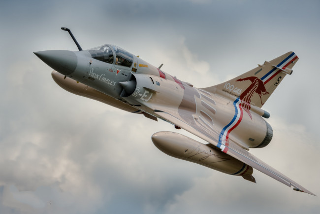 Обои картинки фото dassault mirage 2000c, авиация, боевые самолёты, ввс