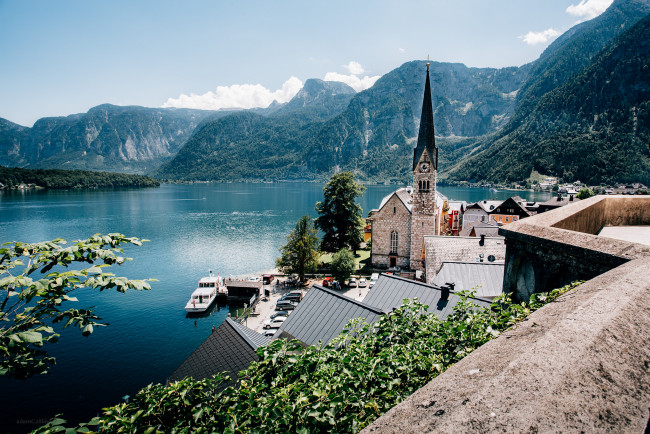 Обои картинки фото hallstatt, города, гальштат , австрия, простор