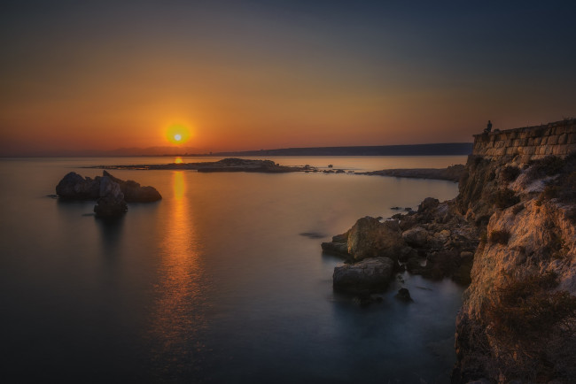 Обои картинки фото природа, восходы, закаты, простор