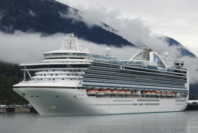 Обои картинки фото ruby princess, корабли, лайнеры, лайнер, круиз