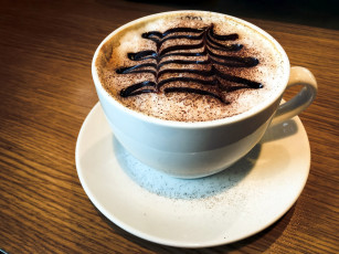 Картинка еда кофе +кофейные+зёрна капучино