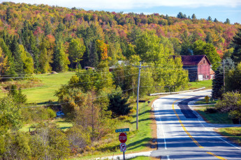 Картинка природа дороги шоссе поворот