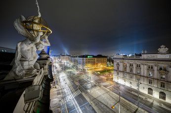 Картинка города -+улицы +площади +набережные простор