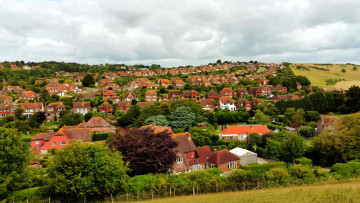 Картинка города -+панорамы дома