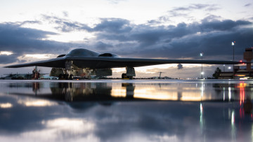 Картинка northrop+grumman+b-2+spirit авиация боевые+самолёты bomber military aircraft northrop grumman b-2 spirit vehicle