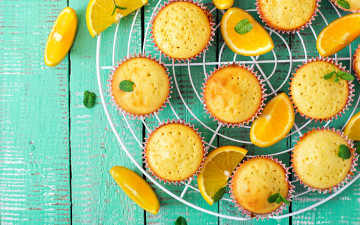 Картинка еда пирожные +кексы +печенье апельсиновые кексы