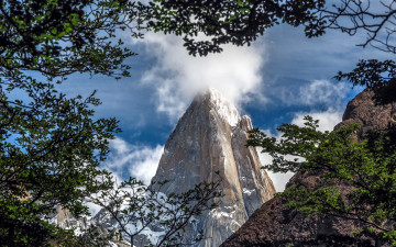 Картинка природа горы облака гора