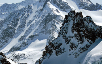 Картинка природа горы снег