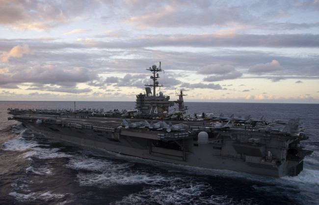 Обои картинки фото корабли, авианосцы,  вертолётоносцы, авианосец