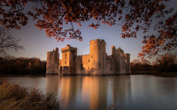 Картинка bodiam+castle города замок+бодиам+ англия bodiam castle