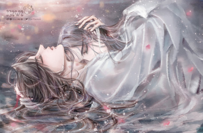 Обои картинки фото аниме, mo dao zu shi, вэй, усянь, лань, ванцзы