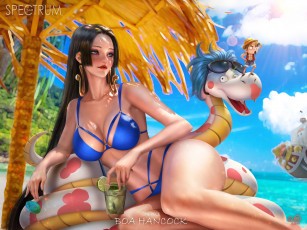 обоя аниме, one piece, девушка