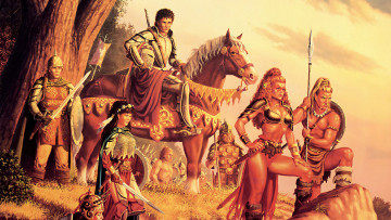обоя фэнтези, _larry elmore, larry, elmore
