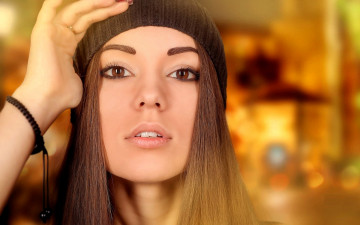 Картинка девушки -+лица +портреты русая лицо шапка