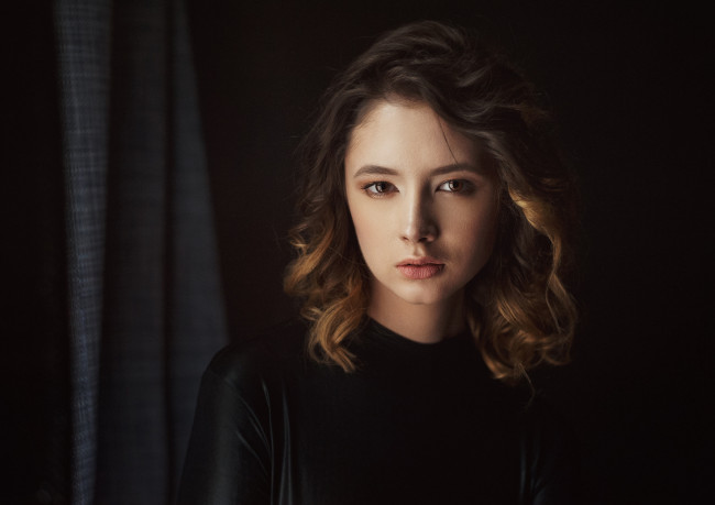 Обои картинки фото девушки, disha shemetova, максим, максимов, портрет, лицо, диша, шеметова, крупным, планом