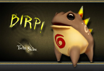 обоя видео игры, twin skies, монстр, существо