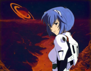 Картинка аниме evangelion