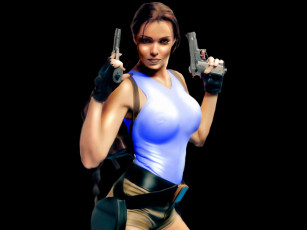 Картинка видео игры lara croft tomb raider anniversary