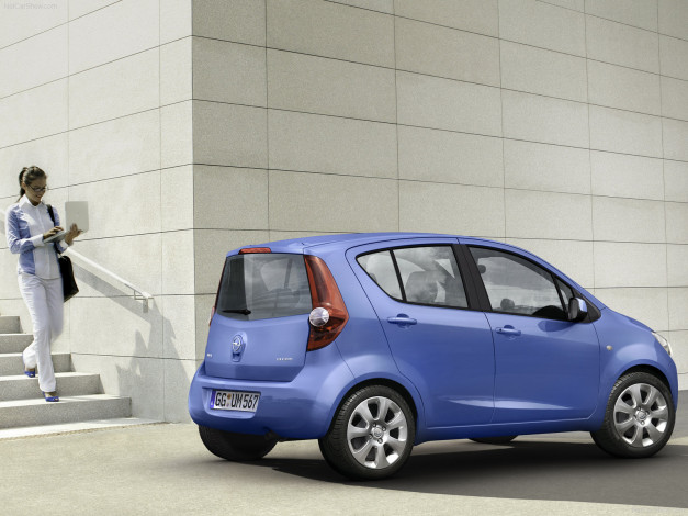 Обои картинки фото agila, 2008, автомобили, opel
