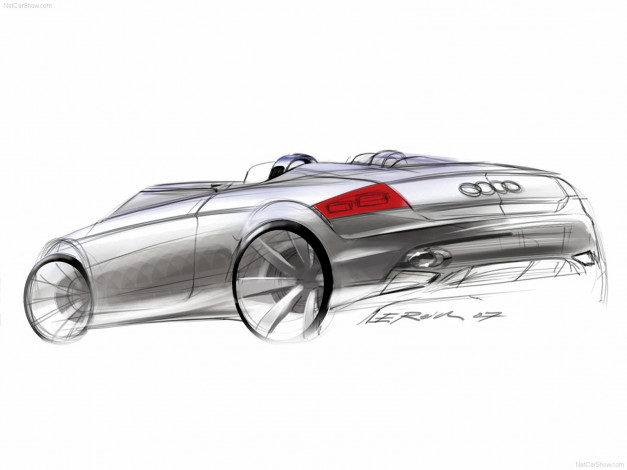 Обои картинки фото tt, сlubsport, quattro, concept, 2007, автомобили, рисованные