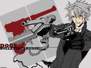 Картинка аниме dogs bullets carnage