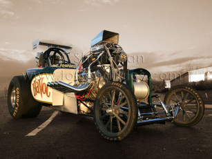 Картинка автомобили hotrod dragster