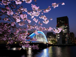 Картинка города огни ночного