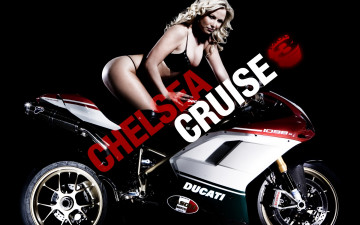 Картинка мотоциклы мото девушкой