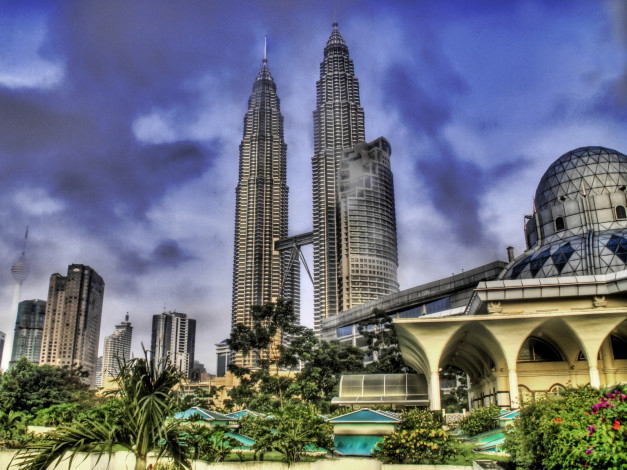 Обои картинки фото города, куала, лумпур, малайзия