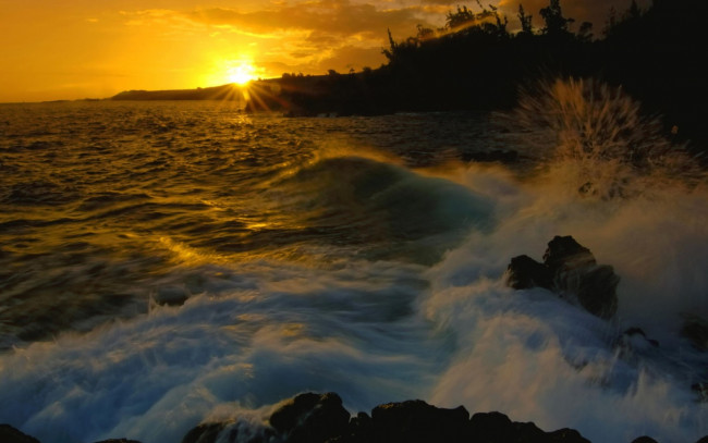 Обои картинки фото природа, восходы, закаты